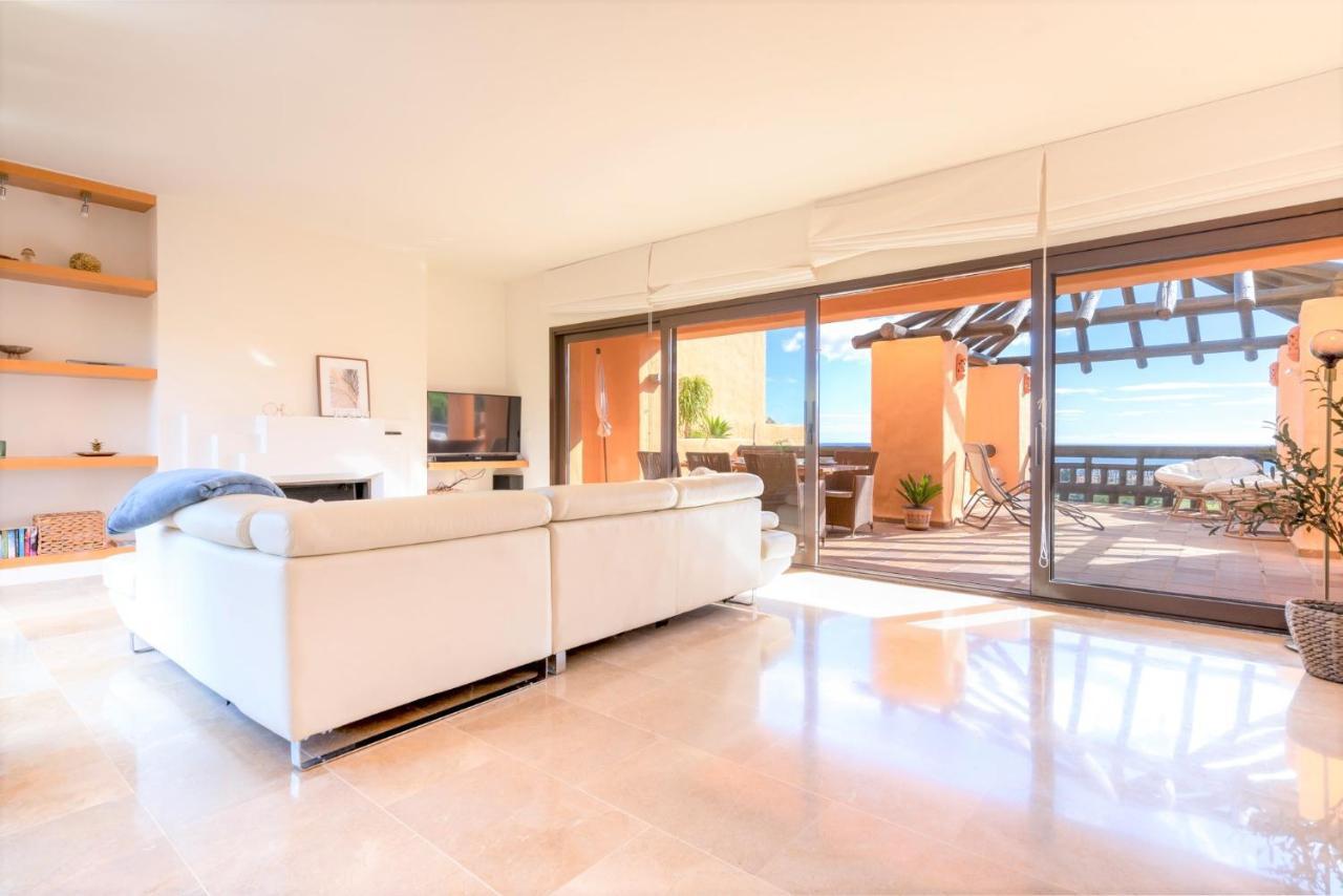 9 Penthouse With Amazing Sea Views, Close To Golf Manilva Duquesa Eksteriør bilde
